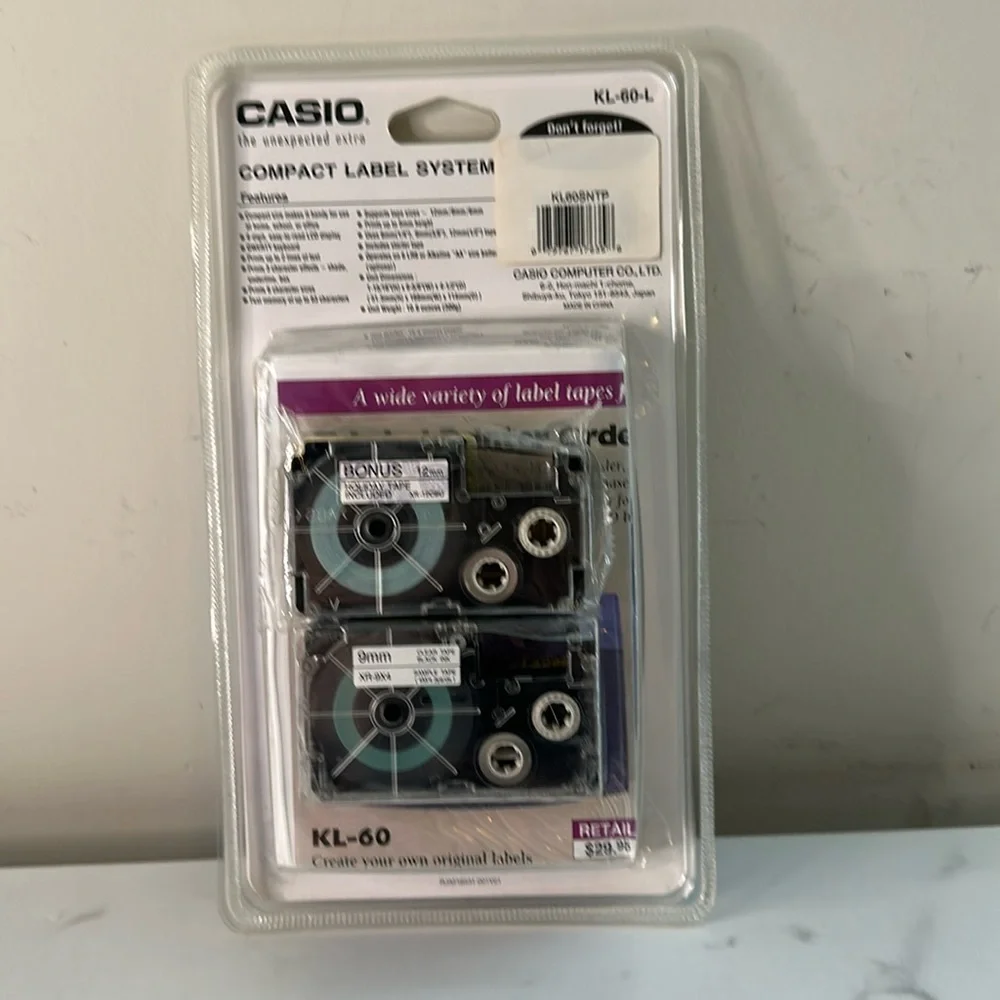 New-Casio EZ -Label Printer Label it!